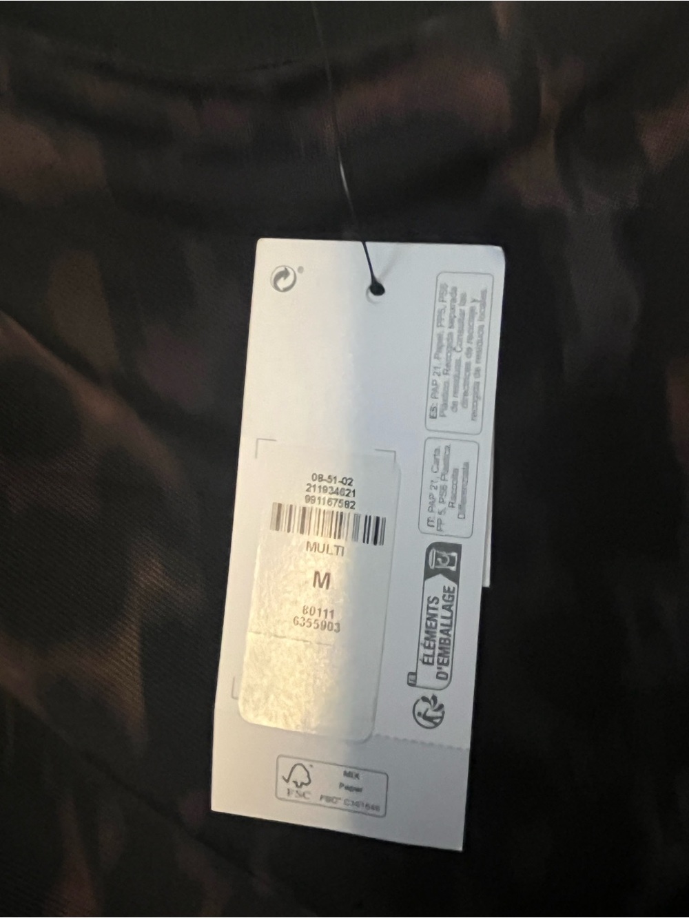 NWT Women’s Brown Leopard Print Mesh Long-Sleeve Top - Picture 5 of 5